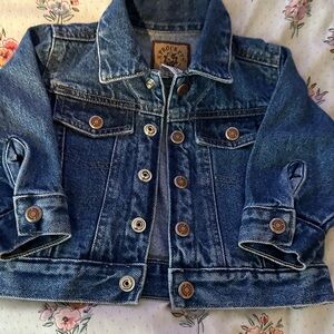 Denim western style jean jacket SZ 12 months.